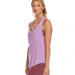 Onzie Lightweight Glossy Flow Yoga Tank Top Lavender