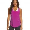 Onzie Lightweight Glossy Flow Yoga Tank Top Electric Purple CLOTHING