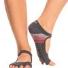 Toesox Bella Half-Toe Yoga Grip Socks Sunset Stripe CLOTHING 1 Toesox Bella Half-Toe Yoga Grip Socks Sunset Stripe CLOTHING