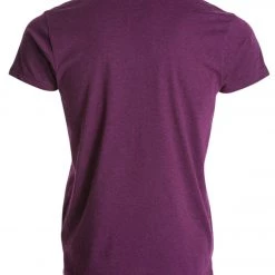 CLOTHING PrAna Men's V Neck Short Sleeve Workout Tee Black Plum Heather