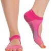 Toesox Bella Half-Toe Yoga Grip Socks Love Fest