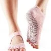 Toesox Bella Half-Toe Yoga Grip Socks Fishnet Kiss CLOTHING