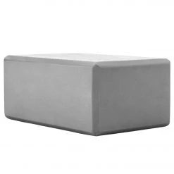 YOGA MATS & PROPS Everyday Yoga 4 Inch Foam Yoga Block Charcoal