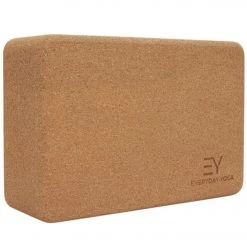 Everyday Yoga Cork Yoga Block 3 Inch YOGA MATS & PROPS