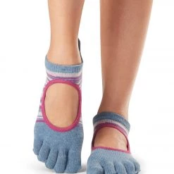 Toesox Bellarina Full-Toe Yoga Grip Socks Gypsy ACCESSORIES
