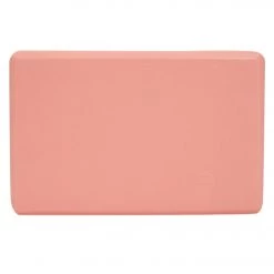 Everyday Yoga 4 Inch Foam Yoga Block Coral
