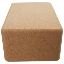 Everyday Yoga Cork Yoga Block 3 Inch Natural 4 Inch