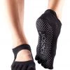 Toesox Bellarina Full-Toe Yoga Grip Socks Fishnet Black 1 Toesox Bellarina Full-Toe Yoga Grip Socks Fishnet Black