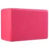 YOGA MATS & PROPS Everyday Yoga 4 Inch Foam Yoga Block Bright Pink