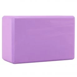 Everyday Yoga 4 Inch Foam Yoga Block Purple YOGA MATS & PROPS