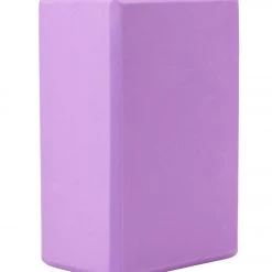 Everyday Yoga 4 Inch Foam Yoga Block Purple YOGA MATS & PROPS