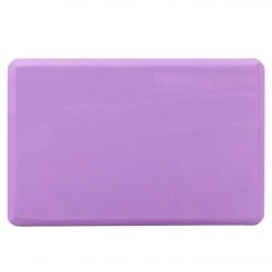 Everyday Yoga 4 Inch Foam Yoga Block Purple YOGA MATS & PROPS
