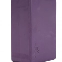 Everyday Yoga 4 Inch Foam Yoga Block Plum YOGA MATS & PROPS