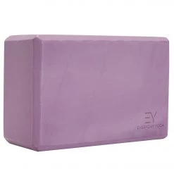 Everyday Yoga 4 Inch Foam Yoga Block Lilac
