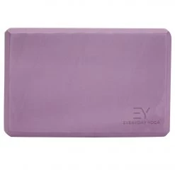 Everyday Yoga 4 Inch Foam Yoga Block Lilac 10 Everyday Yoga 4 Inch Foam Yoga Block Lilac