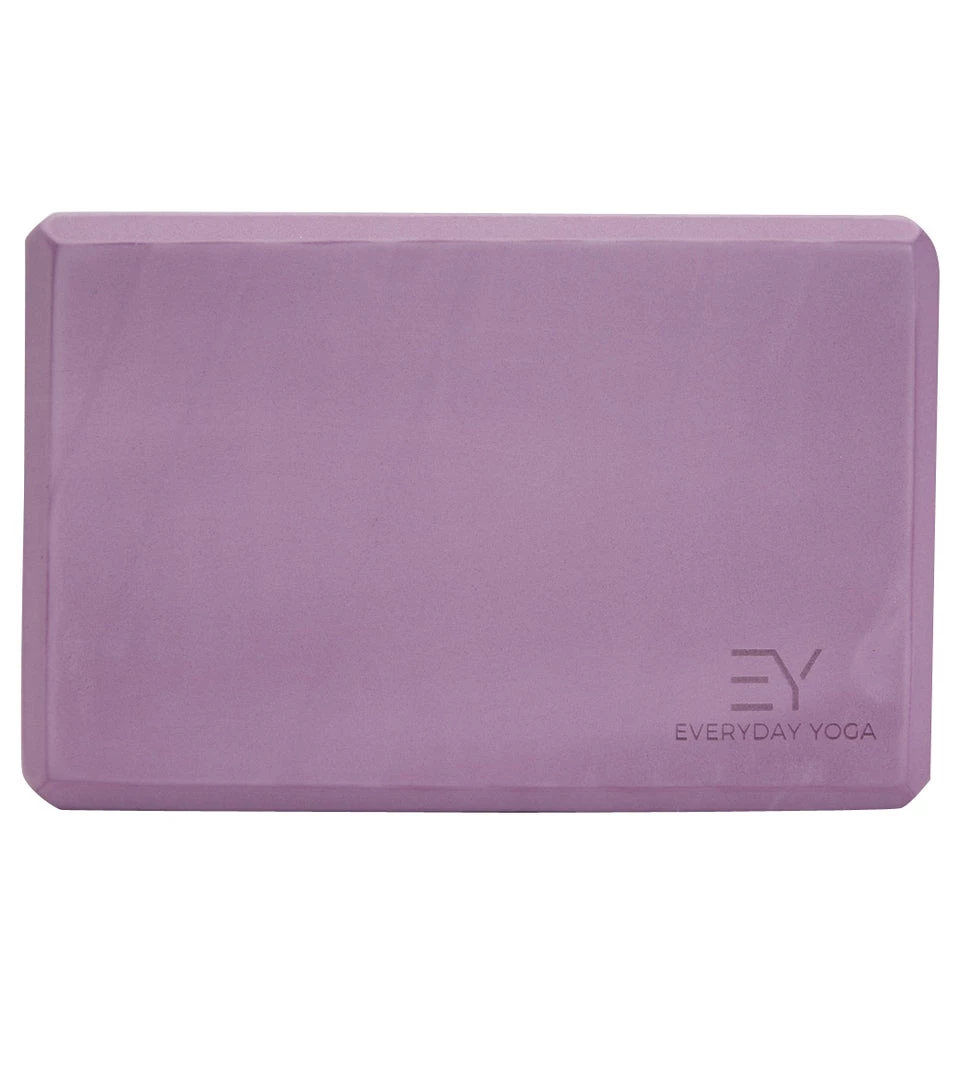 Everyday Yoga 4 Inch Foam Yoga Block Lilac 5 Everyday Yoga 4 Inch Foam Yoga Block Lilac