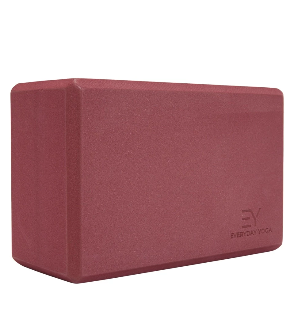 Everyday Yoga 4 Inch Foam Yoga Block Merlot YOGA MATS & PROPS 8 Everyday Yoga 4 Inch Foam Yoga Block Merlot YOGA MATS & PROPS