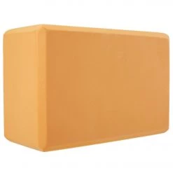 Everyday Yoga 4 Inch Foam Yoga Block Honey