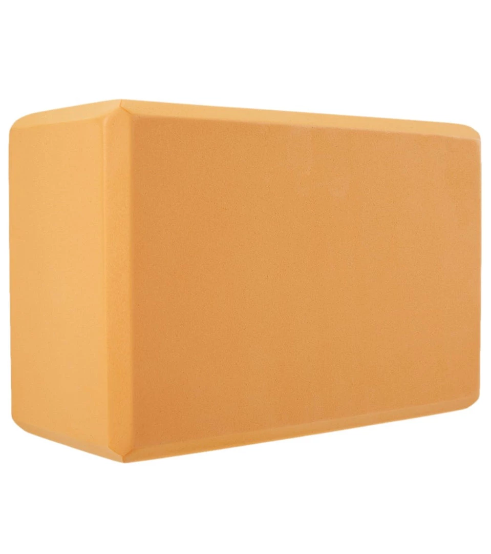 Everyday Yoga 4 Inch Foam Yoga Block Honey 3 Everyday Yoga 4 Inch Foam Yoga Block Honey