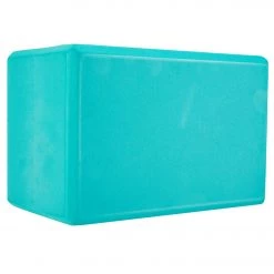 Everyday Yoga 5 Inch Foam Yoga Block Aqua YOGA MATS & PROPS