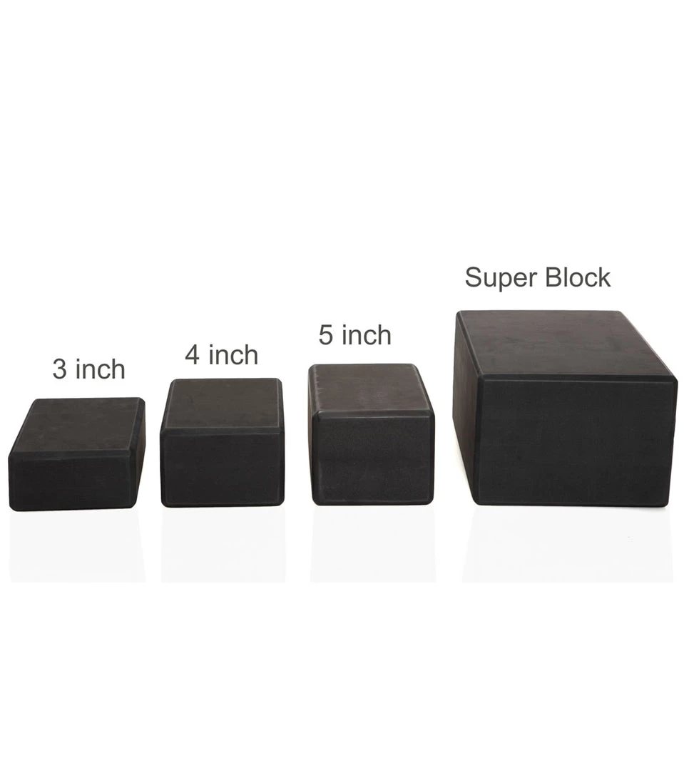 Everyday Yoga 5 Inch Foam Yoga Block Black 7 Everyday Yoga 5 Inch Foam Yoga Block Black