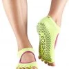 Toesox Bella Half-Toe Yoga Grip Socks Sunshine Rose CLOTHING