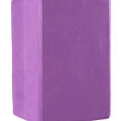 Everyday Yoga 5 Inch Foam Yoga Block Plum YOGA MATS & PROPS