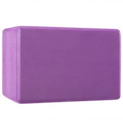 Everyday Yoga 5 Inch Foam Yoga Block Plum YOGA MATS & PROPS