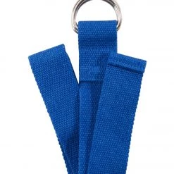 Everyday Yoga 8 Foot Yoga Strap D-Ring Blue YOGA MATS & PROPS