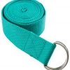 YOGA MATS & PROPS Everyday Yoga 8 Foot Yoga Strap D-Ring Aqua 1 YOGA MATS & PROPS Everyday Yoga 8 Foot Yoga Strap D-Ring Aqua