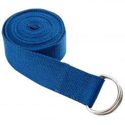 Everyday Yoga 8 Foot Yoga Strap D-Ring Lapis