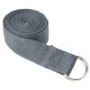 Everyday Yoga 8 Foot Yoga Strap D-Ring Charcoal