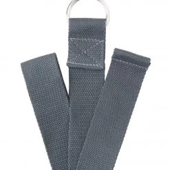 Everyday Yoga 8 Foot Yoga Strap D-Ring Charcoal