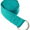 Everyday Yoga 6 Foot Yoga Strap D-Ring Aqua