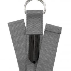 Everyday Yoga 8 Foot Yoga Strap D-Ring Slate YOGA MATS & PROPS