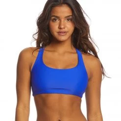 CLOTHING Onzie Chic Yoga Sports Bra Royal Blue
