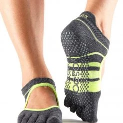 Toesox Bellarina Full-Toe Yoga Grip Socks Varsity
