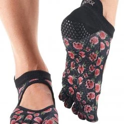 ACCESSORIES Toesox Bellarina Full-Toe Yoga Grip Socks Rosie