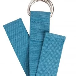 YOGA MATS & PROPS Everyday Yoga 8 Foot Yoga Strap D-Ring Spruce