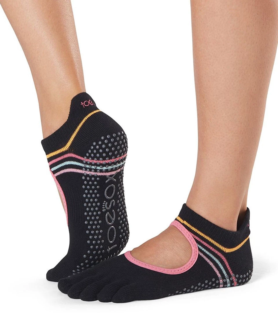 Toesox Bellarina Full-Toe Yoga Grip Socks Beat ACCESSORIES 5 Toesox Bellarina Full-Toe Yoga Grip Socks Beat ACCESSORIES