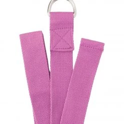 YOGA MATS & PROPS Everyday Yoga 8 Foot Yoga Strap D-Ring Berry