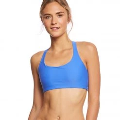 Onzie Chic Yoga Sports Bra Moonlight Blue