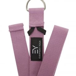 Everyday Yoga 8 Foot Yoga Strap D-Ring Lilac YOGA MATS & PROPS