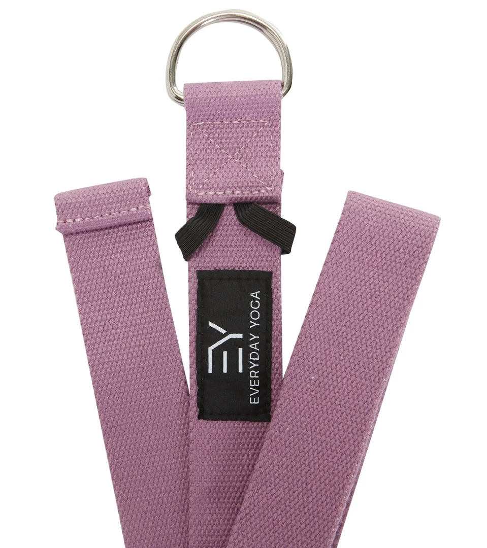 Everyday Yoga 8 Foot Yoga Strap D-Ring Lilac YOGA MATS & PROPS 4 Everyday Yoga 8 Foot Yoga Strap D-Ring Lilac YOGA MATS & PROPS