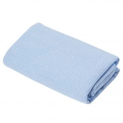 Everyday Yoga Waffle Grip Mat Towel Blue YOGA MATS & PROPS