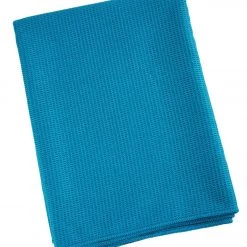 YOGA MATS & PROPS Everyday Yoga Waffle Grip Mat Towel Peacock
