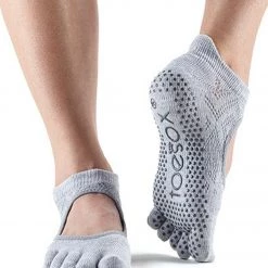 Toesox Bellarina Full-Toe Yoga Grip Socks Diamond Willow