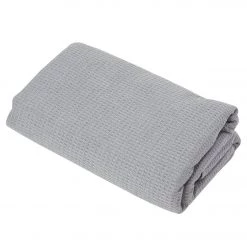 YOGA MATS & PROPS Everyday Yoga Waffle Grip Mat Towel Charcoal