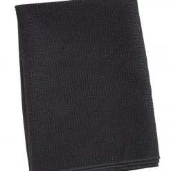 YOGA MATS & PROPS Everyday Yoga Waffle Grip Mat Towel Black