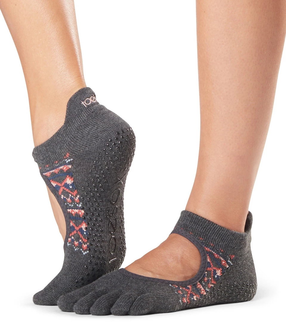 Toesox Bellarina Full-Toe Yoga Grip Socks Sundown ACCESSORIES 3 Toesox Bellarina Full-Toe Yoga Grip Socks Sundown ACCESSORIES